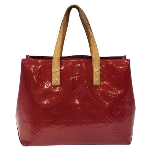 LOUIS VUITTON Monogram Vernis Reade PM Hand Bag Pomme D'amour M91990 - Picture 3 of 12